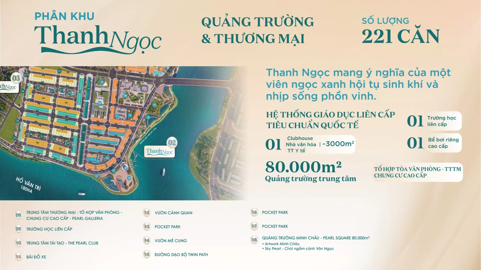 Thiết kế phân khu Thanh Ngọc Mangala Complex Bắc Giang