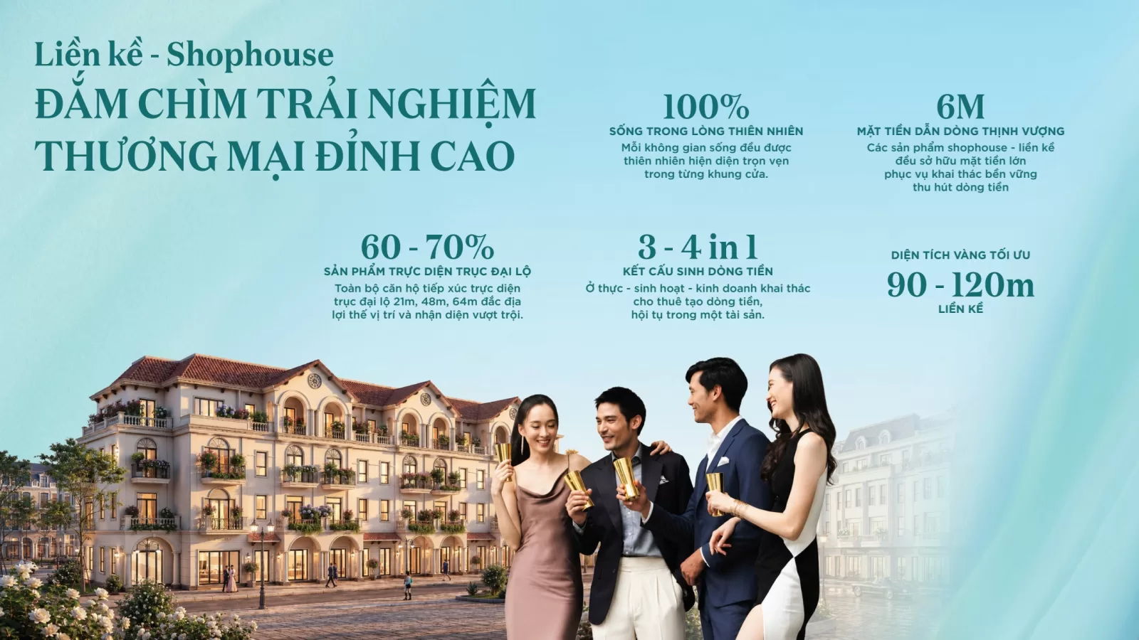 Thiết kế liền kề - Shophouse Mangala Complex Bắc Giang